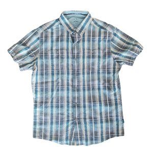 Kuhl Button Up Shirt Mens Tapered Fit Short Sleeve Shirt